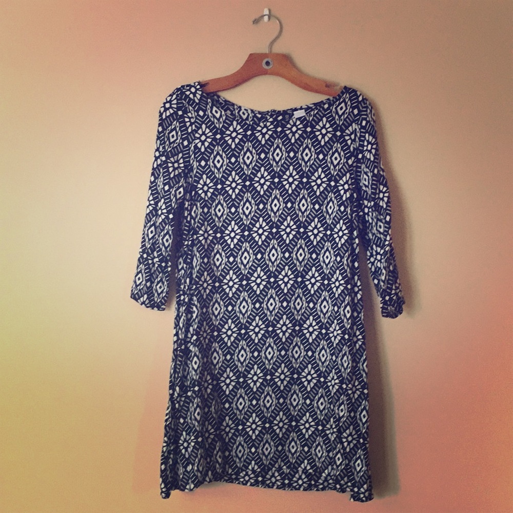 H&M tunic dress 3/4 sleeve